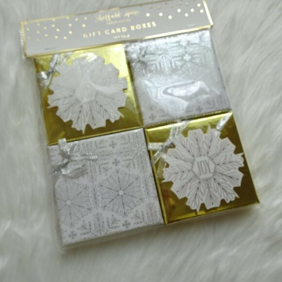 💰3/$25 Sheffield Home Gift Card Boxes Holder Christmas Holidays Gift Wrap - Picture 3 of 6